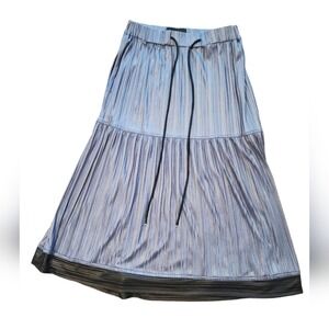 Sabina Musayev Pleated Grey Bluish Skirt Sz S